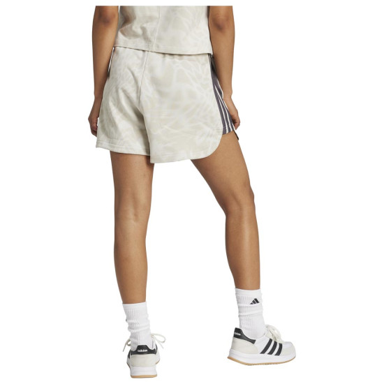 Adidas Γυναικείο σορτς Essentials 3-S French Terry All Over Print Shorts